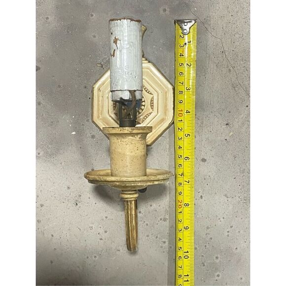 Antique Neoclasdical Style Wall Sconce for Repair - Picture 6 of 7